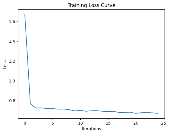 Training Loss Curve for Single-Step Denoising